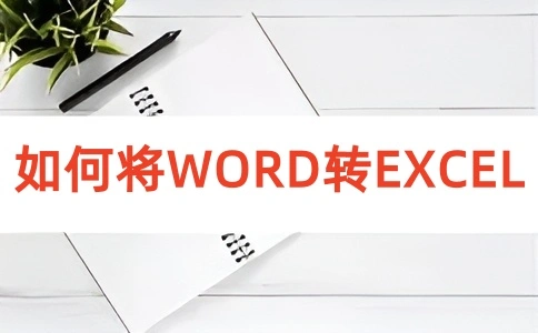 如何在线将WORD转换成EXCEL呢？